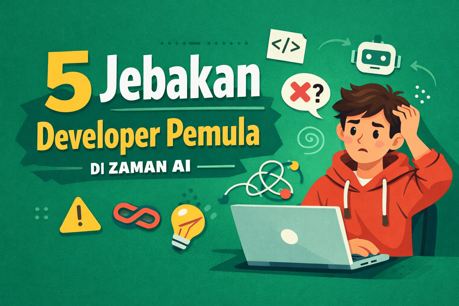 5 Jebakan Developer Pemula Ketika Belajar Coding di Zaman AI