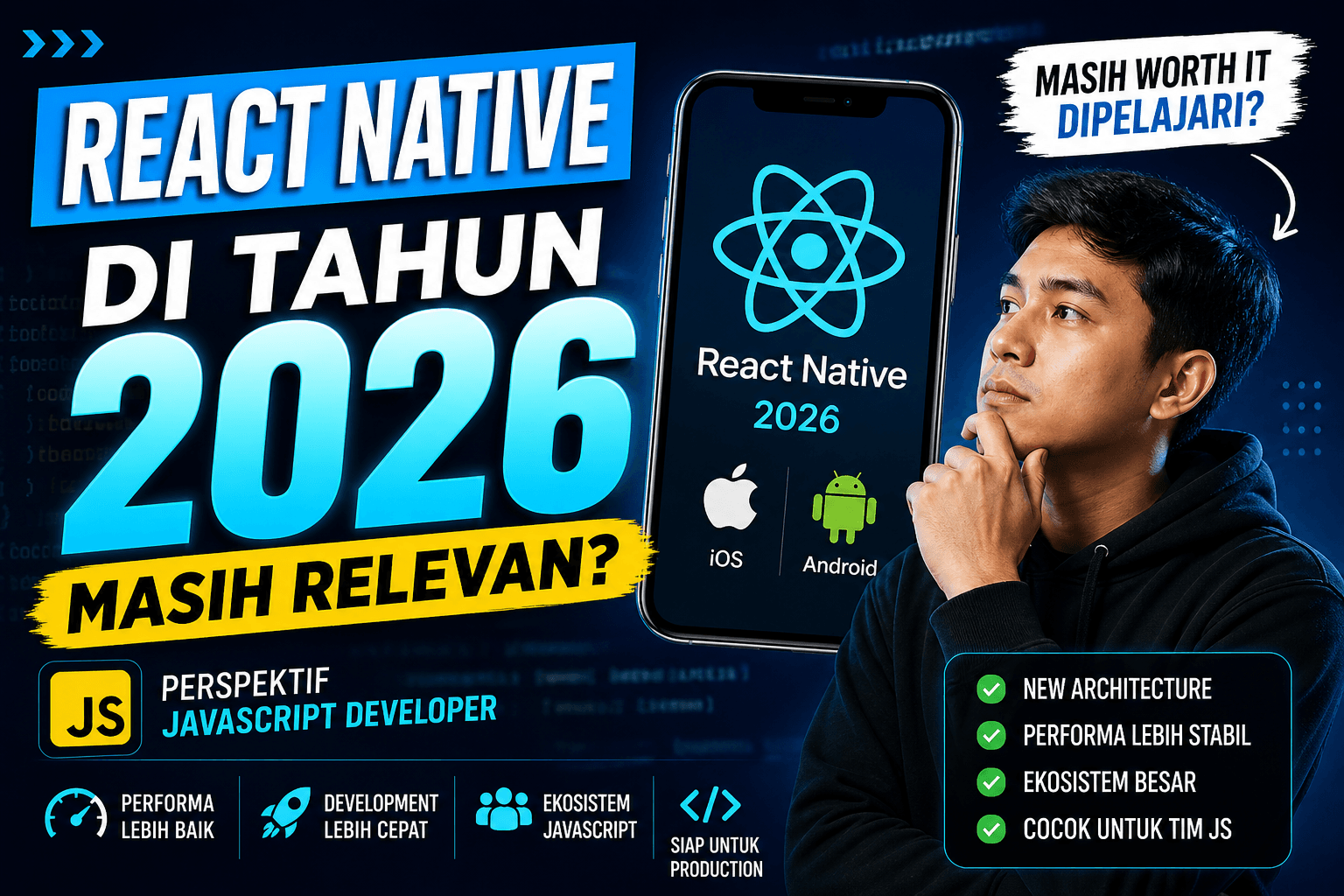 React Native di Tahun 2026: Masih Relevan atau Sudah Tergeser? (Perspektif JavaScript Developer)