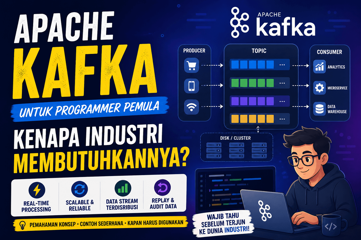 Apache Kafka untuk Programmer Pemula: Kenapa Industri Membutuhkannya?