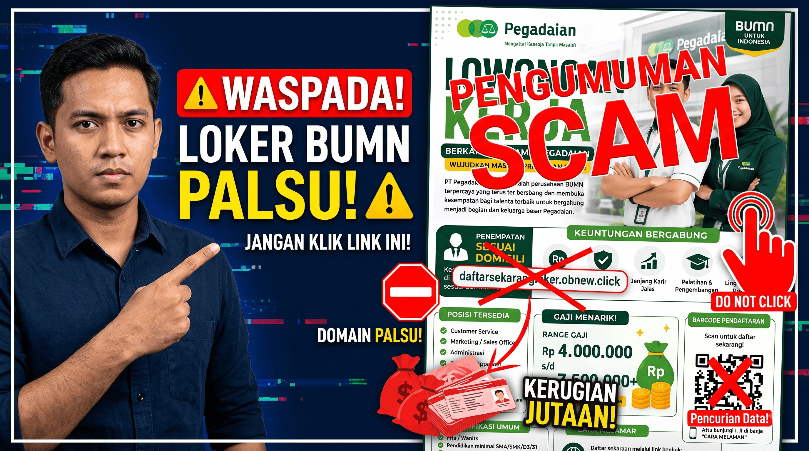 Waspada Scam Loker BUMN Palsu: Pahami Modus "Daftar Lewat Link Abal-Abal" yang Marak di Media Sosial