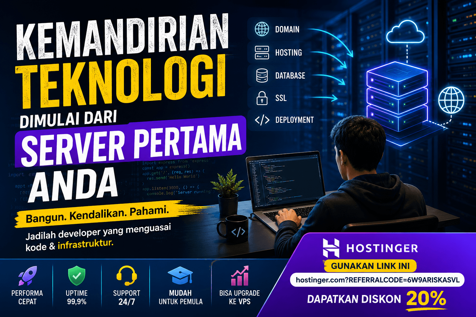 Kemandirian Teknologi Dimulai dari Server Pertama Anda