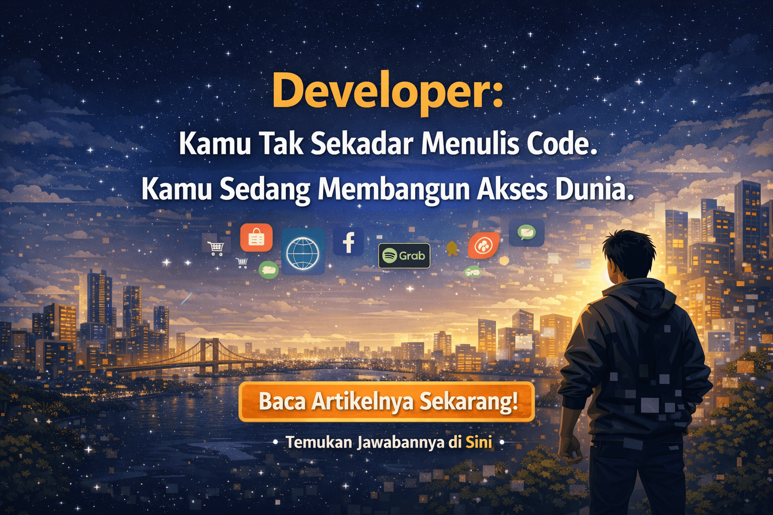 Developer, Kamu Tidak Sekadar Menulis Code. Kamu Sedang Membangun Akses Dunia.